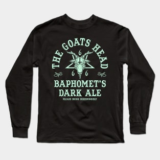 Satanic Occult Baphomet Long Sleeve T-Shirt